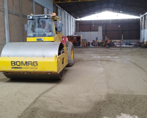 Construcción de nuevo almacén, STROBBE SAC.